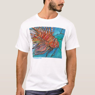 ART tropical de T-shirt de Turkeyfish de poissons