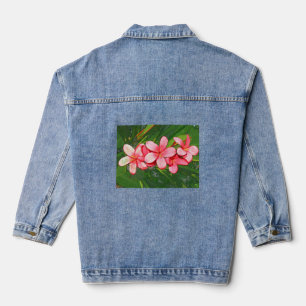 Art tropical frangipanier rose
