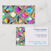 Art unique des cartes de visite faits sur commande (Devant / Derrière)
