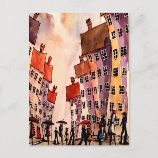 Art urbain coloré# 2 carte postale (Devant)