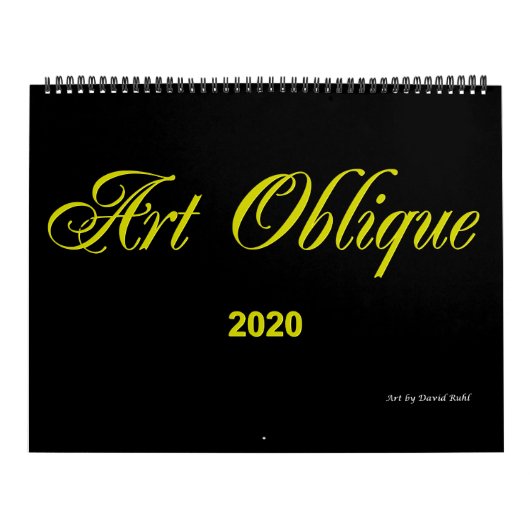 Art van David Ruhl - Agenda 2020 Kalender (Hoes)