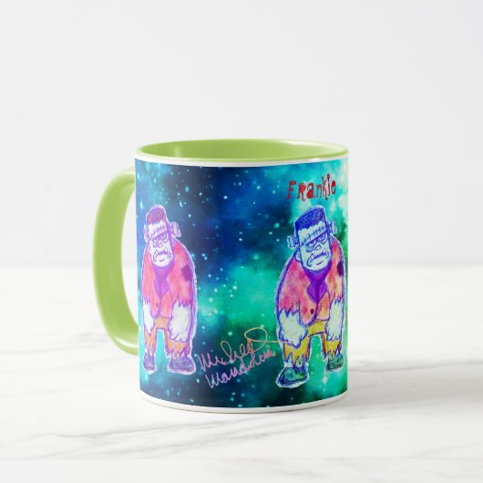 Art van de Mok Micheal Frankie (Voorkant links)