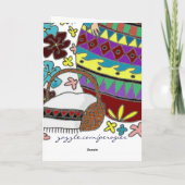 Art. van Pysanka van de Ochtend van Pasen het Feestdagen Kaart (Achterkant)