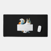 Art vectoriel écureuil aux couleurs vives (Clavier et souris)