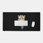 Art vectoriel léopard aux couleurs vives (Clavier et souris)