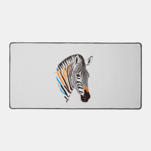 Art vectoriel Zebra aux couleurs vives