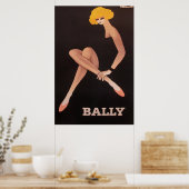 Art Villemot/Bally Pink Shoes Poster (Keuken)