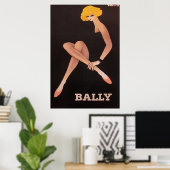Art Villemot/Bally Pink Shoes Poster (Thuiskantoor)