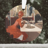 Art vintage - Dans le Café - Fernand Lungren