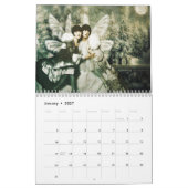 Art vintage d'imaginaire de calendrier de Chrissy (Jan 2027)