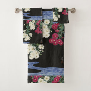 Art vintage d'Ohara Koson représentant des chrysan
