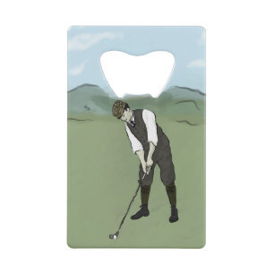 Art vintage du golfeur V1