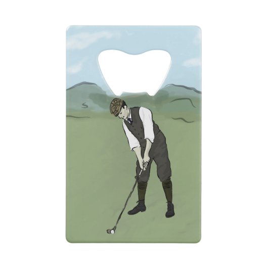 Art vintage du golfeur V1 (Devant)