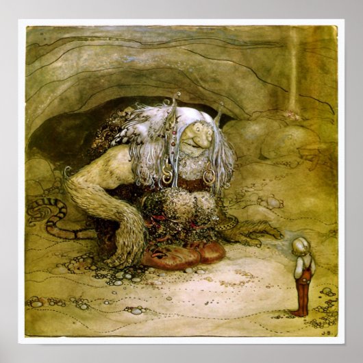 Art vintage - John Bauer Poster d'art Imaginaire (Devant)