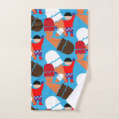 Art vintage rétro de glace (Serviette à main)