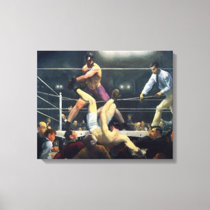 Art Vintage Sport Boxe 1924 Toile