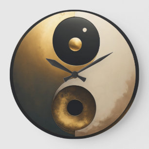 Art Yin Yang Grote Klok