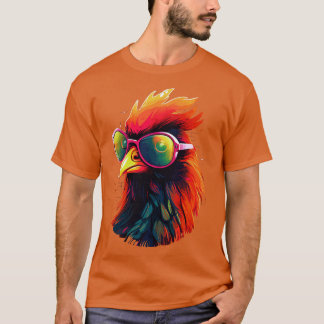 Art Zonnebril Kip Cadeaus Grappige Kip 2 T-shirt