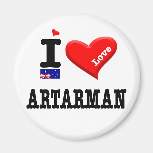 ARTARMAN - I Love Magneet (Voorkant)