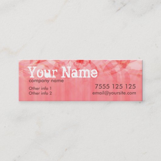 ARTBrush-profielkaart Mini Visitekaartje (Voorkant)