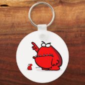 Artcartoon_sod_off_monster Sleutelhanger (Voorkant)