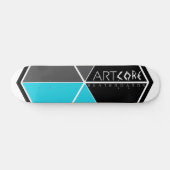 ArtCore-Skateboards/ Big Logo BLUE Skateboard (Horizontaal)