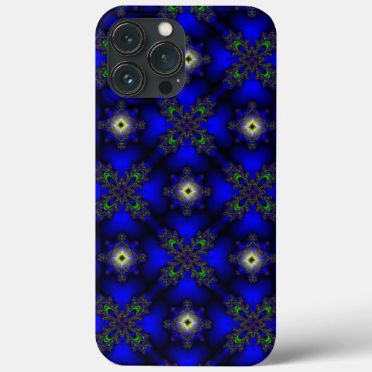 Artdeco Bloemen in Retro Stijl Case-Mate iPhone Case (Achterkant)