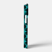 Artdeco Bloemen in Retro Stijl Case-Mate iPhone Case (Achterkant / Rechts)