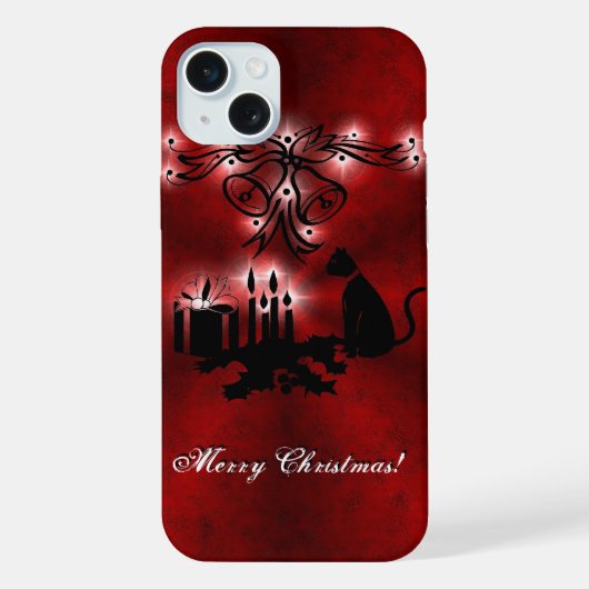 Artdeco de Noël avec chat noir (Verso)