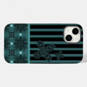 Artdeco Flowers in Retrostijl Case-Mate iPhone Case (Achterkant (horizontaal))