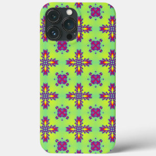 Artdeco Flowers in Retrostijl iPhone 13 Pro Max Hoesje