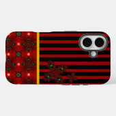 Artdeco Flowers in Retrostijl Case-Mate iPhone Case (Achterkant (horizontaal))