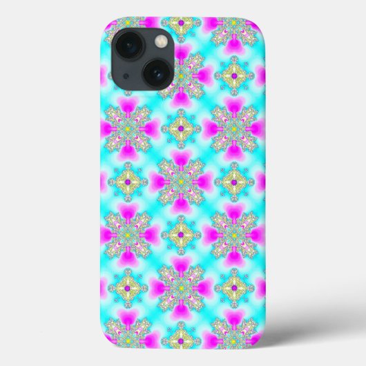 Artdeco Flowers in Retrostijl Case-Mate iPhone Case (Achterkant)