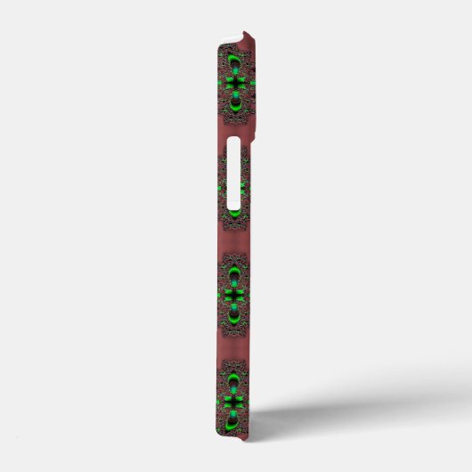 Artdeco Flowers in Retrostijl Case-Mate iPhone Case (Achterkant / Rechts)