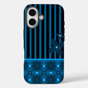 Artdeco Flowers in Retrostijl iPhone 16 Hoesje