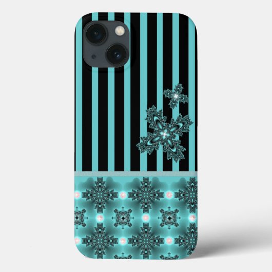 Artdeco Flowers in Retrostijl Case-Mate iPhone Case (Achterkant)