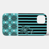 Artdeco Flowers in Retrostijl Case-Mate iPhone Case (Achterkant (horizontaal))