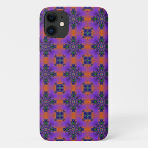 Artdeco Flowers in Retrostijl iPhone 11 Hoesje