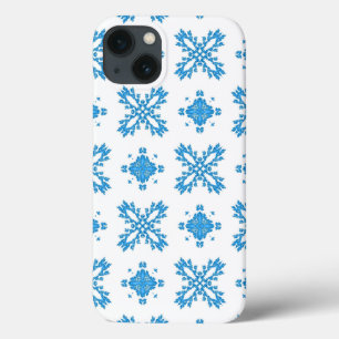 Artdeco Flowers in Retrostijl iPhone 13 Hoesje