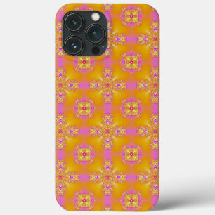 Artdeco Flowers in Retrostijl iPhone 13 Pro Max Hoesje