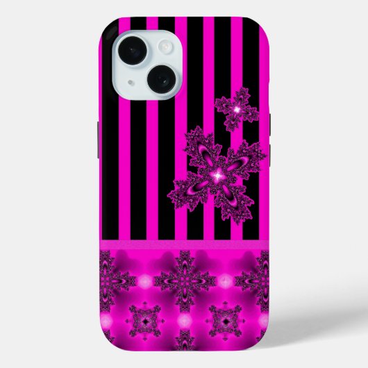 Artdeco Flowers in Retrostijl Case-Mate iPhone Case (Achterkant)