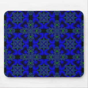 Artdeco Flowers in Retrostijl Muismat