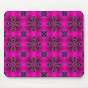 Artdeco Flowers in Retrostijl Muismat