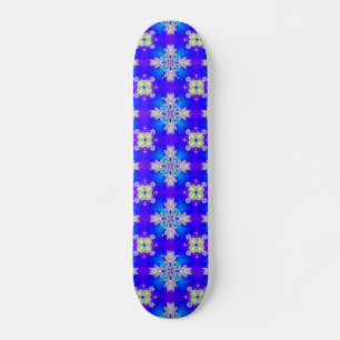 Artdeco Flowers in Retrostijl Skateboard