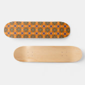 Artdeco Flowers in Retrostijl Skateboard (Horizontaal)