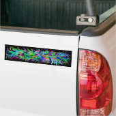 Artdeco in Regenbogen Style Bumpersticker (Op Truck)