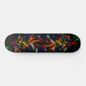 Artdeco in Regenbogen Style Skateboard (Horizontaal)