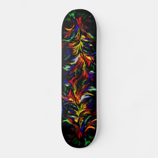 Artdeco in Regenbogen Style Skateboard (Voorkant)