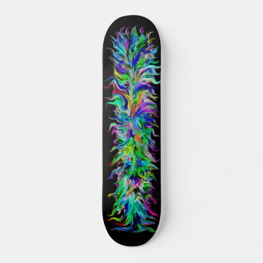 Artdeco in Regenbogen Style Skateboard (Voorkant)