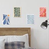 Arte Abstracto Floral  – Decoración  Muurkunst Sets (Slaapkamer)